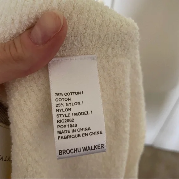 Brochu Walker Stowe drape front asymmetrical cardi - Picture 8 of 12